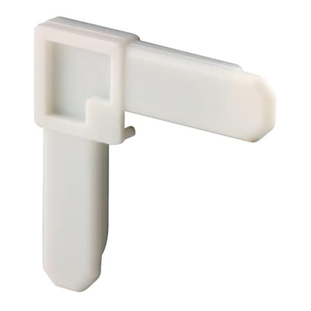 Prime-Line Prime-Line White Plastic 3/8 in. W X 3/4 in. L Screen Frame Corner 1 pk PL14274